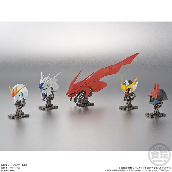 Gundam Machine Head Serie 1, surtido expuesto. Venta por caja individual sorpresa, un modelo aleatorio.