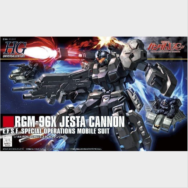 HGUC Jesta Cannon, caja exacta.