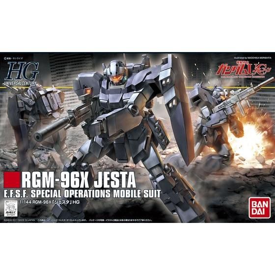 Caja del HGUC RGM-96X Jesta de Bandai.