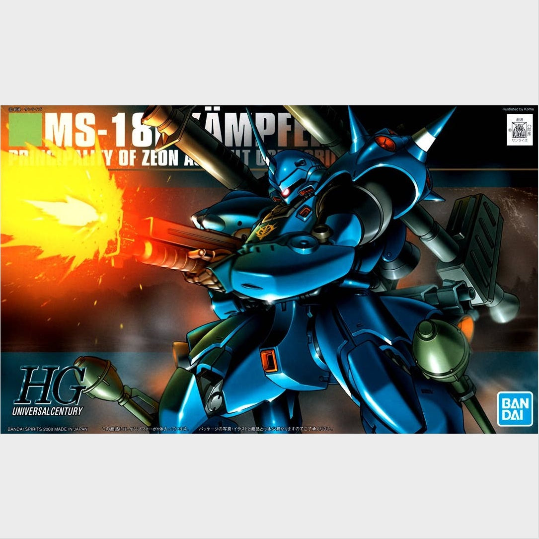 HGUC Kampfer, caja exacta.