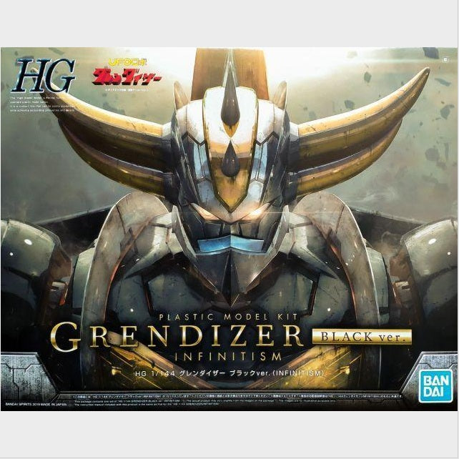 HG Grendizer Infinitism Black Ver, ilustracion de la caja original.