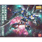 Caja original del MG Gundam Avalanche Exia Dash de Bandai Premium.