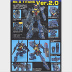 MG Gundam Mk-II Titans Ver. 2.0 de Bandai, vista del modelo 3.
