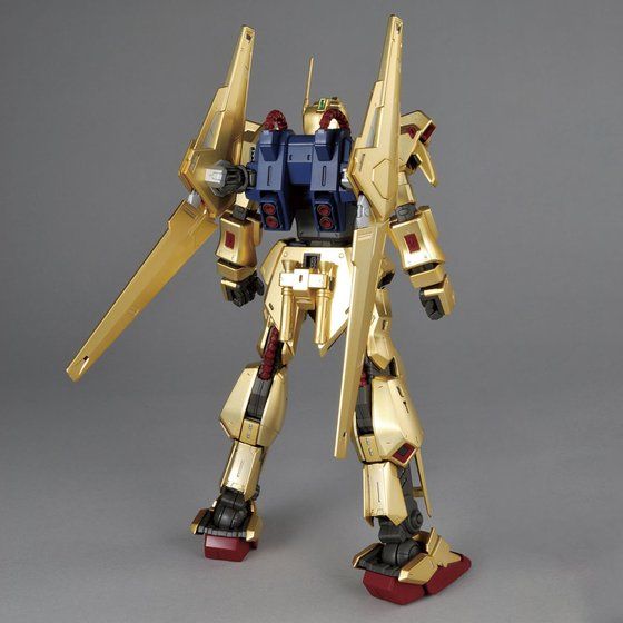 Vista trasera del MG Hyaku-Shiki Ver. 2.0 y sus binders.