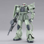 MG MS-06J Zaku II Ver. 2.0 verde montado en vista frontal.