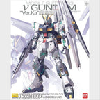 Caja oficial del MG Nu Gundam Ver.Ka de Bandai.