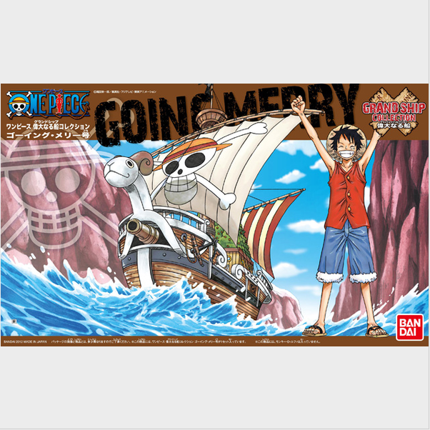 One Piece Going Merry de Bandai, caja original.