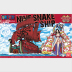One Piece Grand Ship Collection Kuja Pirates Ship, caja exacta.