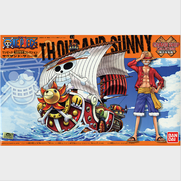 One Piece Thousand Sunny de Bandai, caja original.
