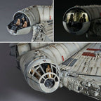 PG Millennium Falcon, detalles de la cabina y su iluminacion.