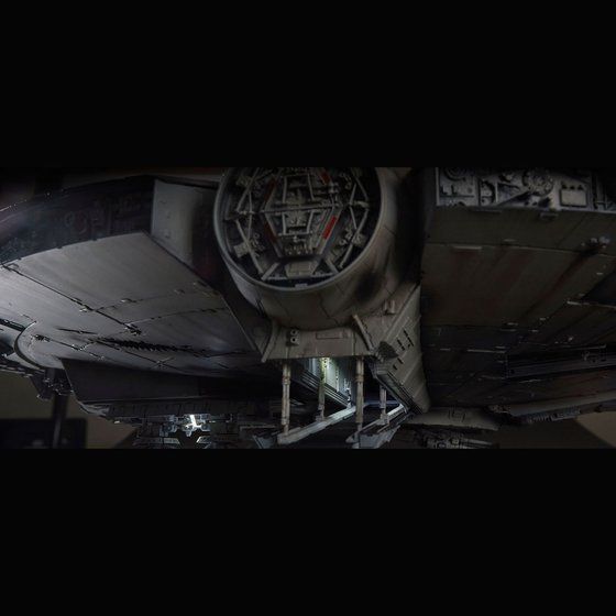 PG Millennium Falcon, detalle de la rampa de acceso.