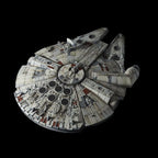 PG Millennium Falcon, vista posterior y superior.