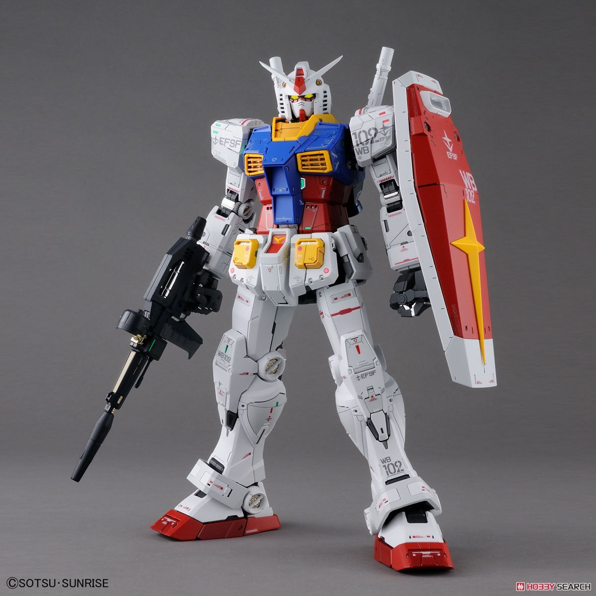 PG Unleashed RX-78-2 Gundam de Bandai, vista del modelo 2.