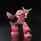 RG Char's Z'Gok en pose de combate mostrando la articulación de brazos y piernas.