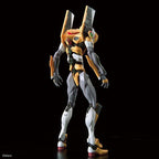 RG Evangelion EVA-00, vista trasera con piezas alternativas de hombros.