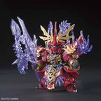 SD Lyu Bu Sinanju & Red Hare de Bandai. Vista frontal con armamento.