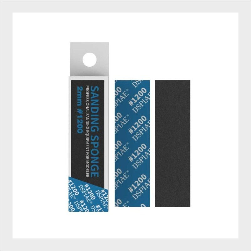 Esponja de lijado DSPIAE grano 1200 SS2-1200 para modelismo