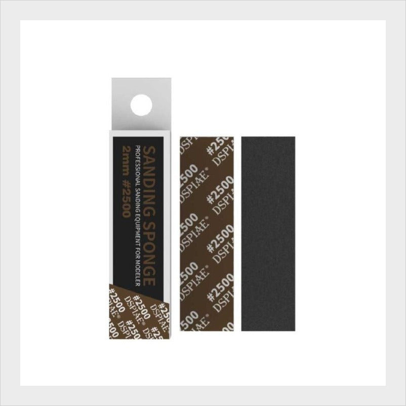 Esponja de lijado DSPIAE grano 2500 SS2-2500 para modelismo