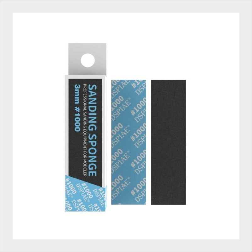 Esponja de lijado DSPIAE grano 1000 SS3-1000 para modelismo