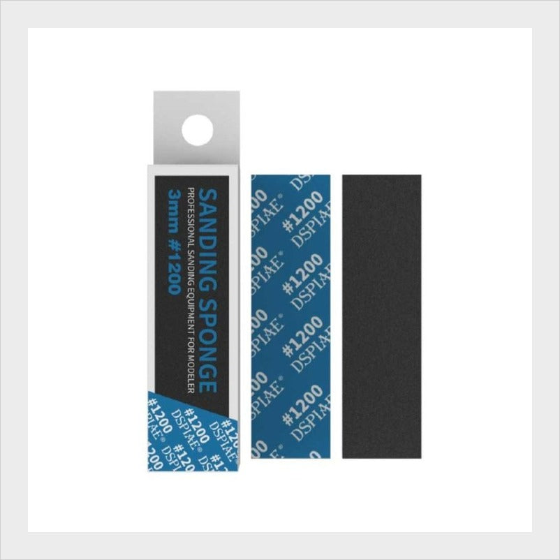 Esponja de lijado DSPIAE grano 1200 SS3-1200 para modelismo