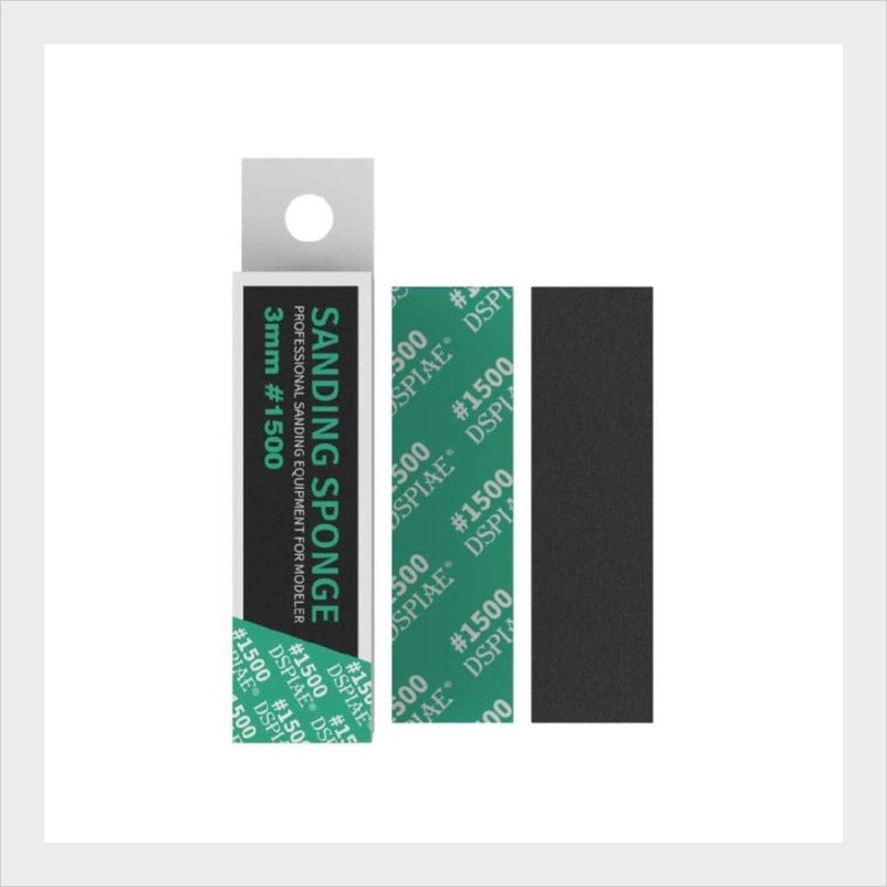 Esponja de lijado DSPIAE grano 1500 SS3-1500 para modelismo