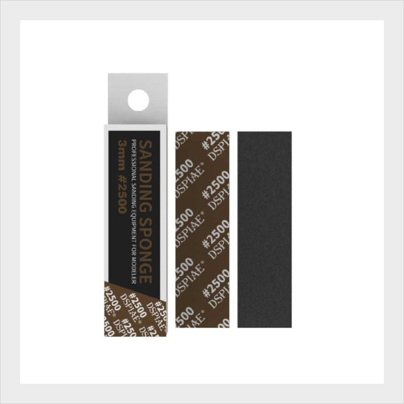 Esponja de lijado DSPIAE grano 2500 SS3-2500 para modelismo