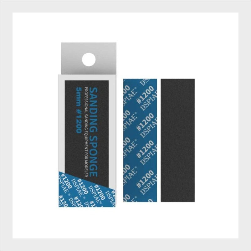 Esponja de lijado DSPIAE grano 1200 SS5-1200 para modelismo