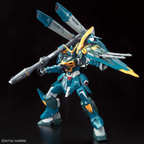 Full Mechanics 1/100 Calamity Gundam, pose con el brazo del escudo extendido hacia un lado.
