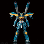 Full Mechanics 1/100 Calamity Gundam, vista frontal sin bazuca ni escudo, con cañones dorsales elevados.