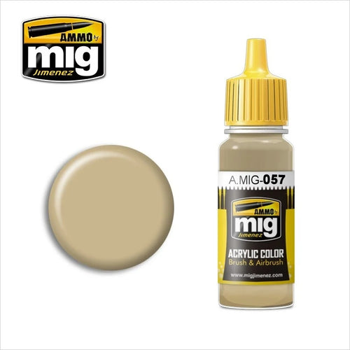 AMMO Color Acrílico Gris Amarillento 17ml (A.MIG-0057).