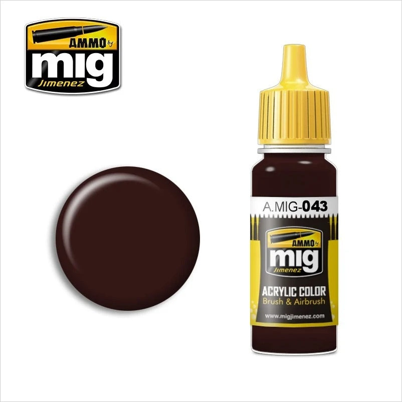 AMMO Color Acrílico Sombra de Óxido 17ml (A.MIG-0043).