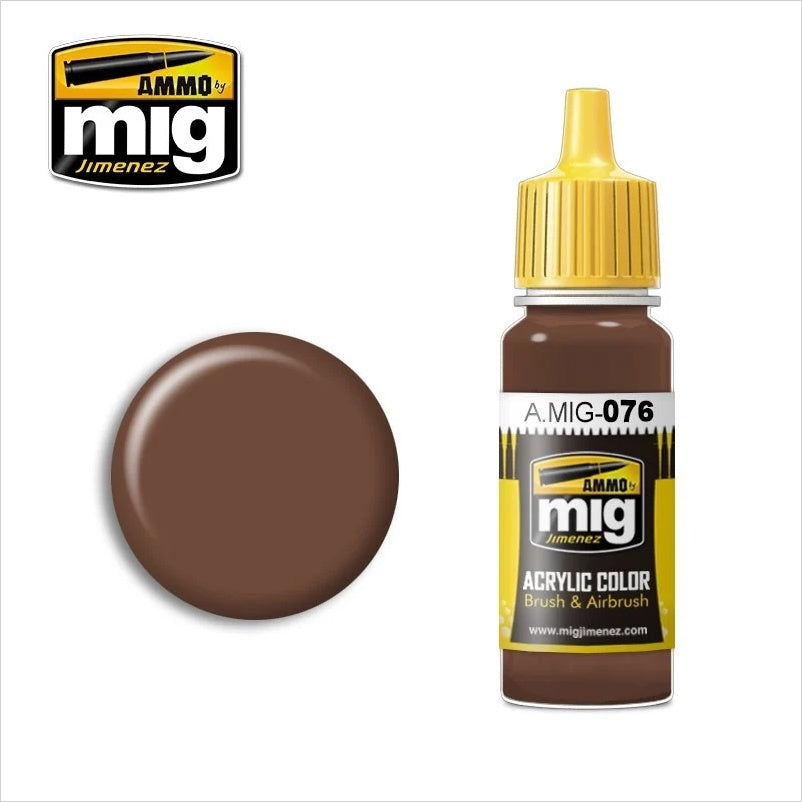 AMMO Color Acrílico Suelo Marrón 17ml (A.MIG-0076).