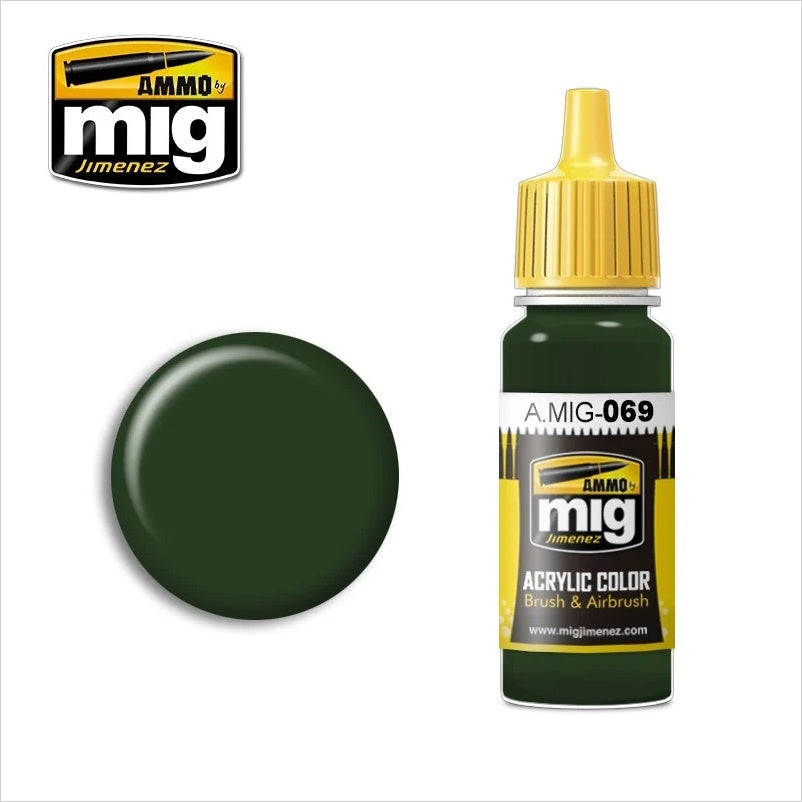 AMMO Color Acrílico Verde Azulado 17ml (A.MIG-0069).